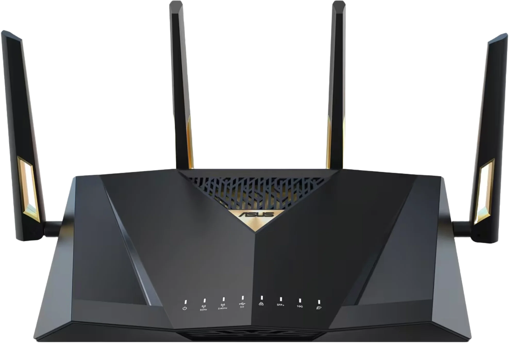 ASUS RT-BE88U Dual-Band-Wi-Fi-7-Router mit vier externen Antennen
